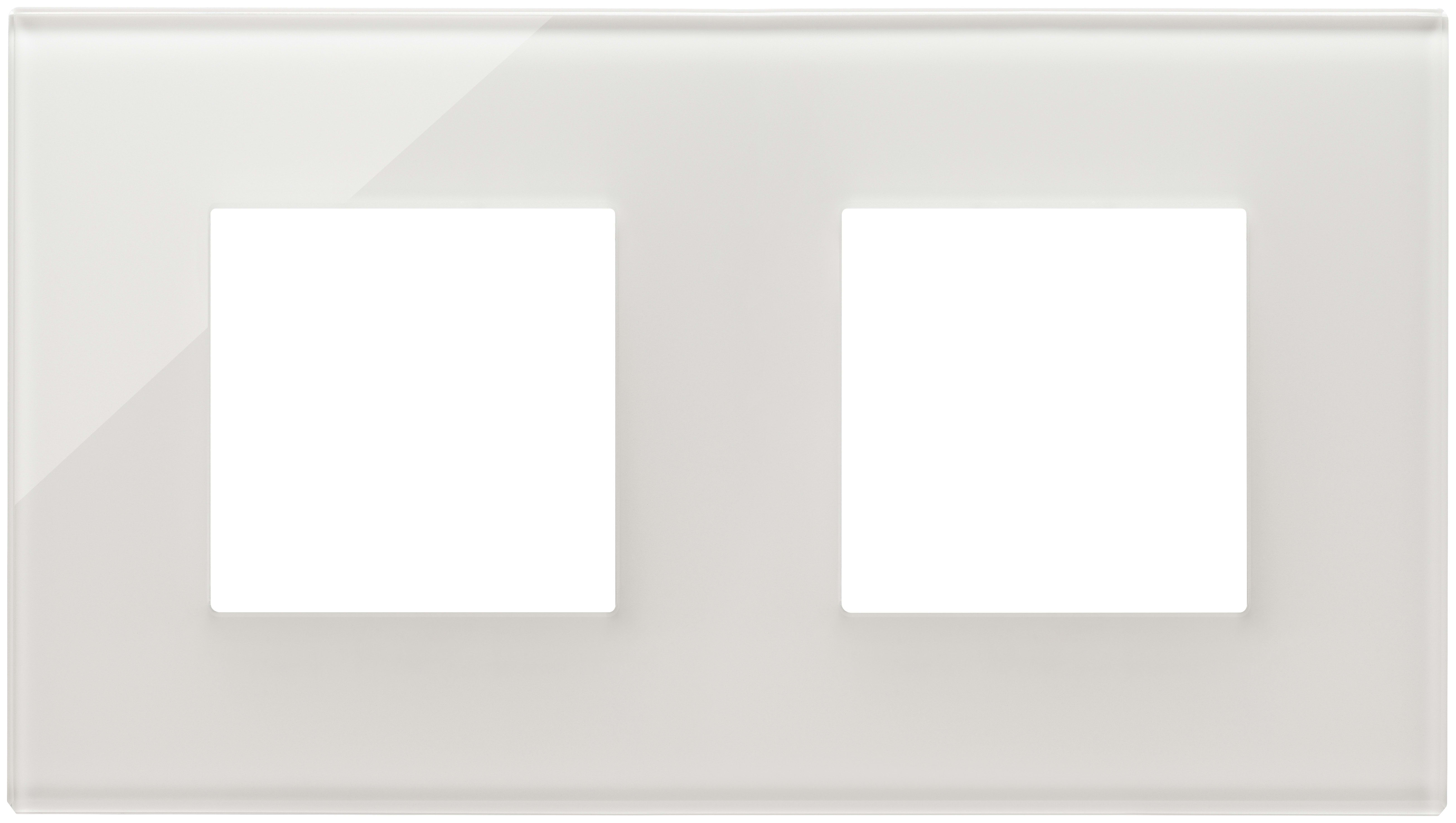 VIMAR SPA - VIW22643.71 PLACCA 4M (2+2)INT71 BIANCO LATTE