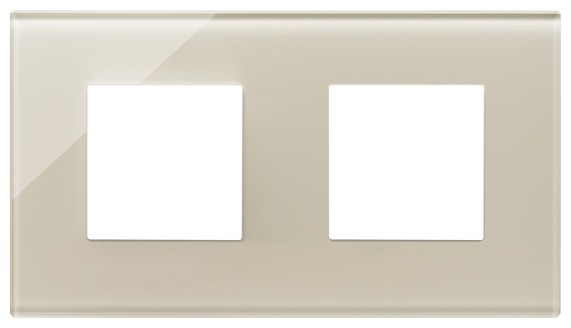 VIMAR SPA - VIW22643.72 Placca 4M (2+2)int71 bianco canapa