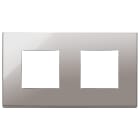 VIMAR SPA - VIW22643.83 Placca 4M (2+2)int71 cromo nero