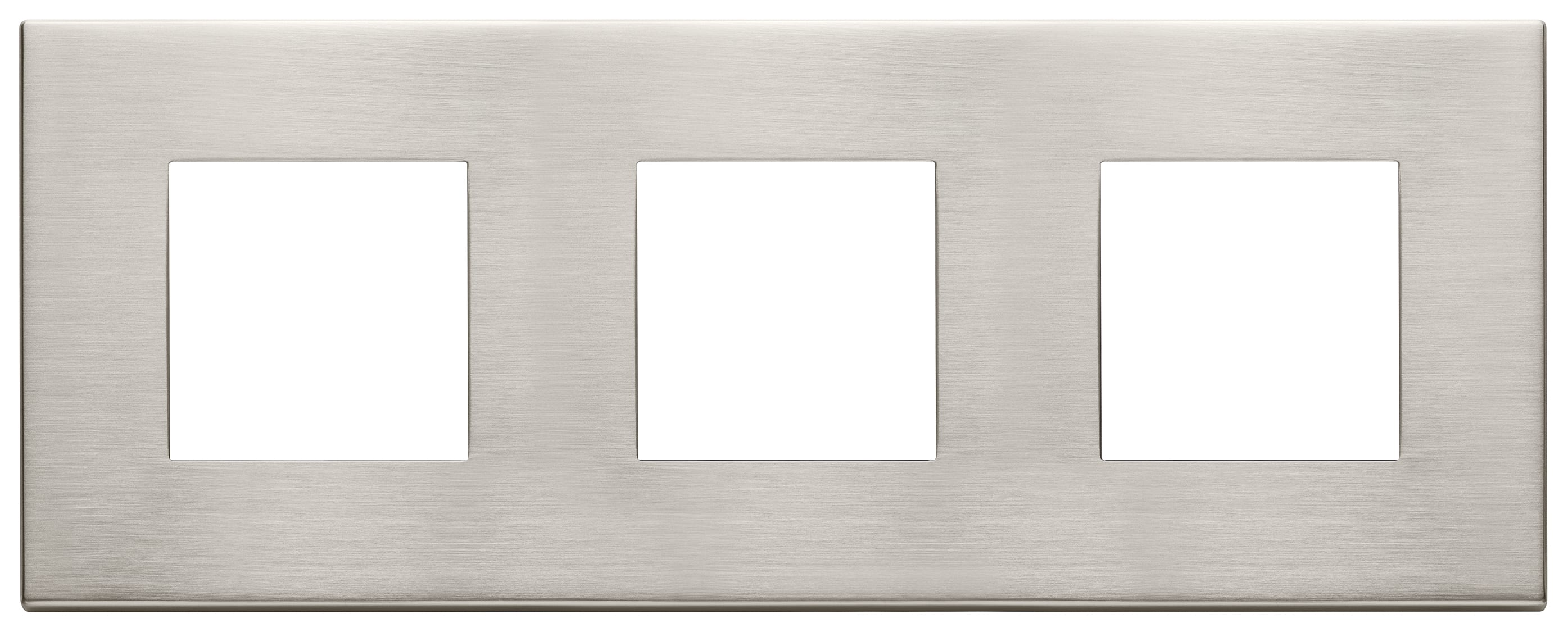 VIMAR SPA - VIW22644.11 PLACCA 6M (2+2+2) INT71 NICHEL SPAZZ.