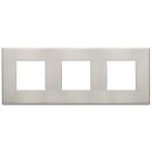 VIMAR SPA - VIW22644.11 Placca 6M (2+2+2) int71 nichel spazz.