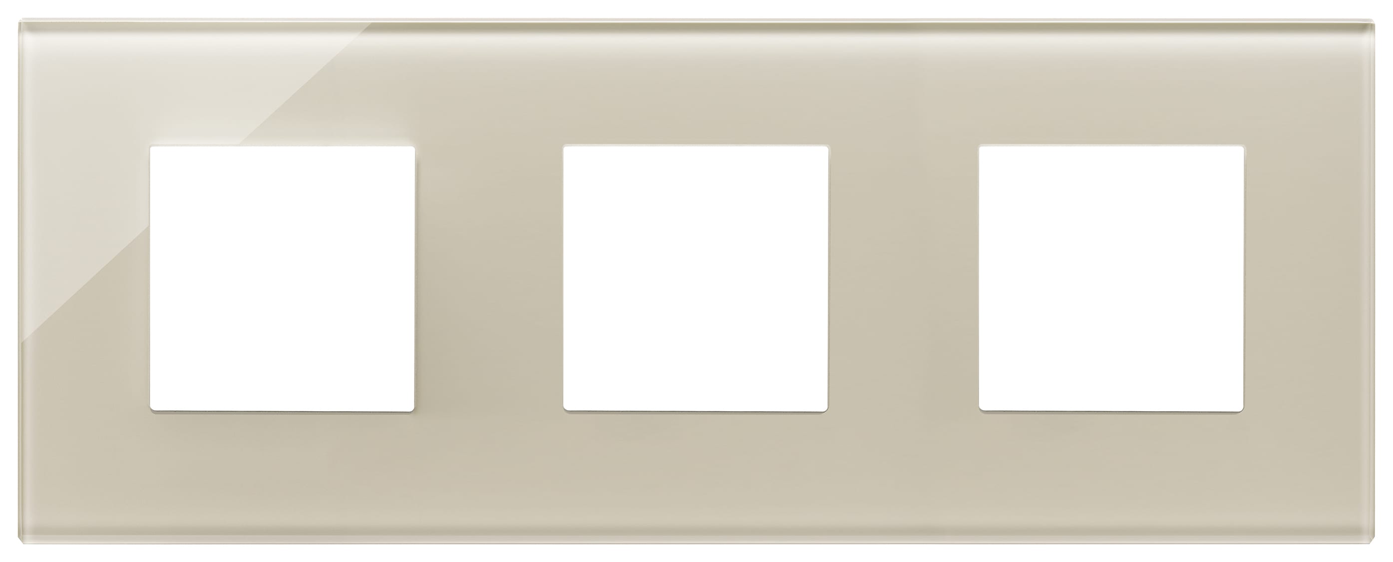 VIMAR SPA - VIW22644.72 Placca 6M (2+2+2) int71 bianco canapa