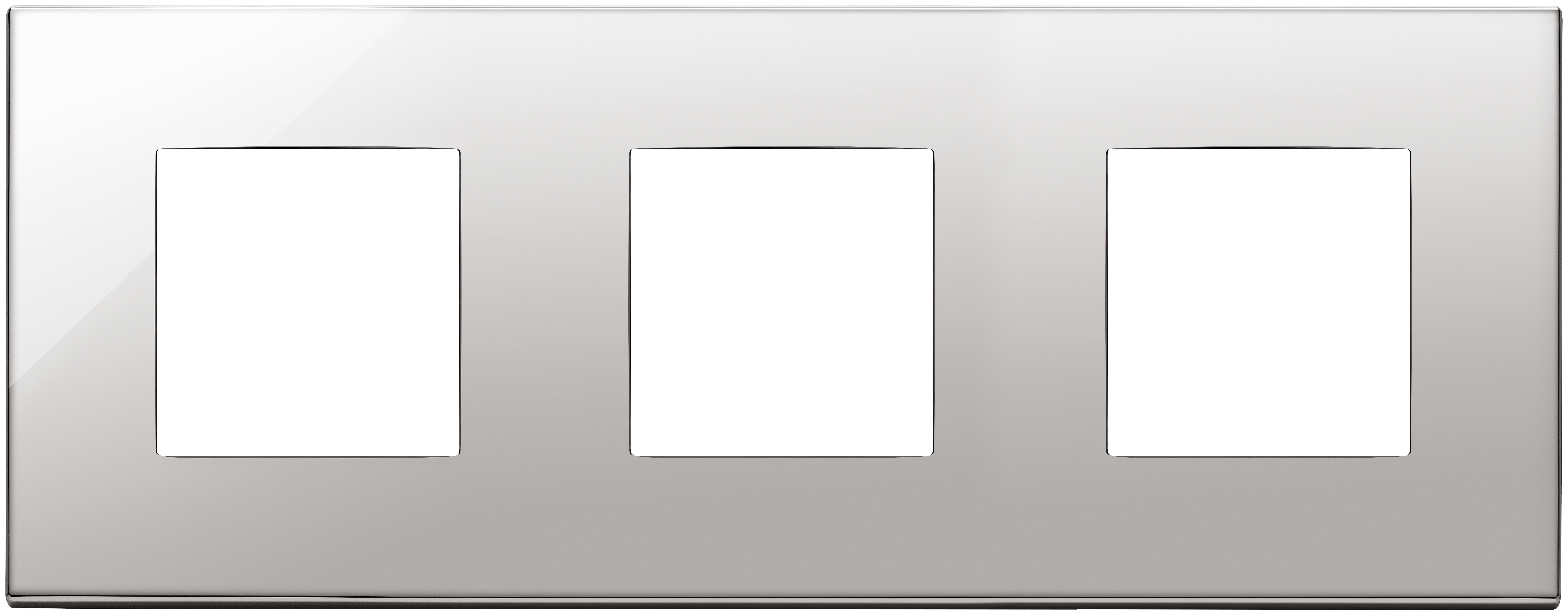 VIMAR SPA - VIW22644.81 PLACCA 6M (2+2+2)INT71 NICHEL