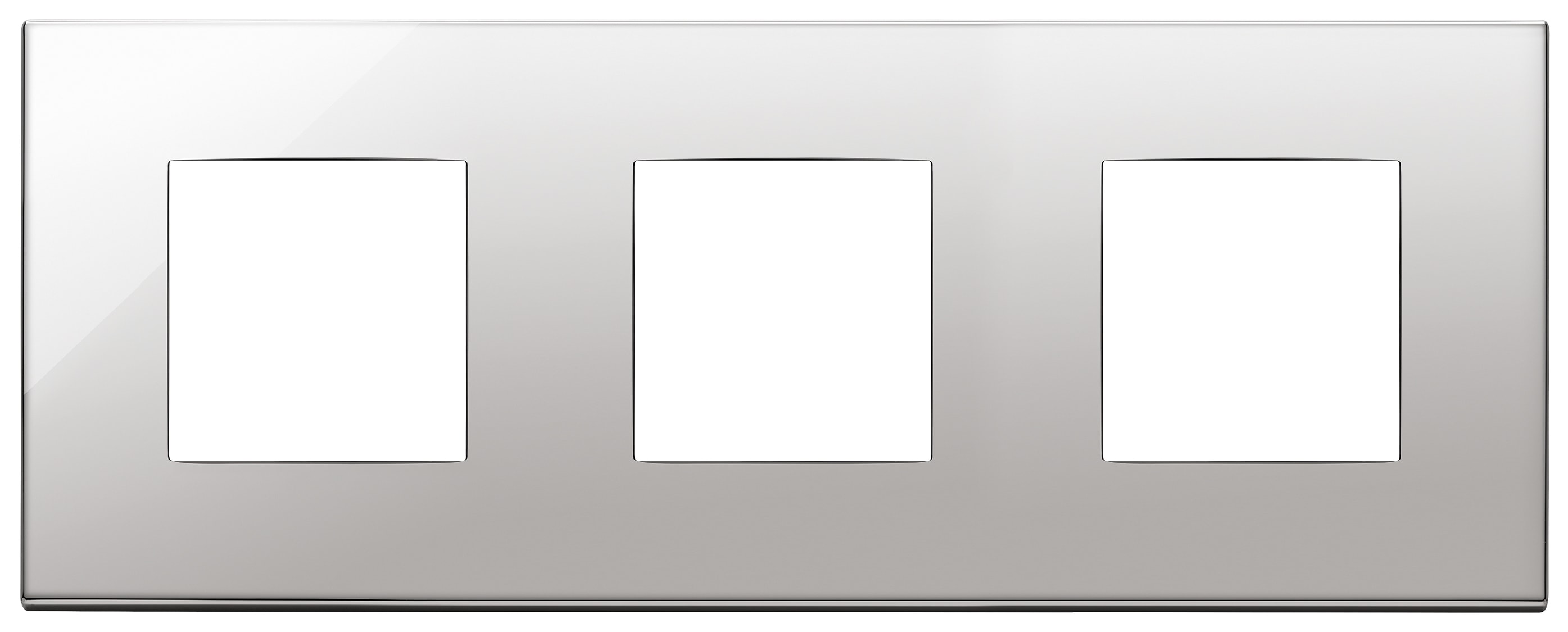 VIMAR SPA - VIW22644.81 Placca 6M (2+2+2)int71 nichel