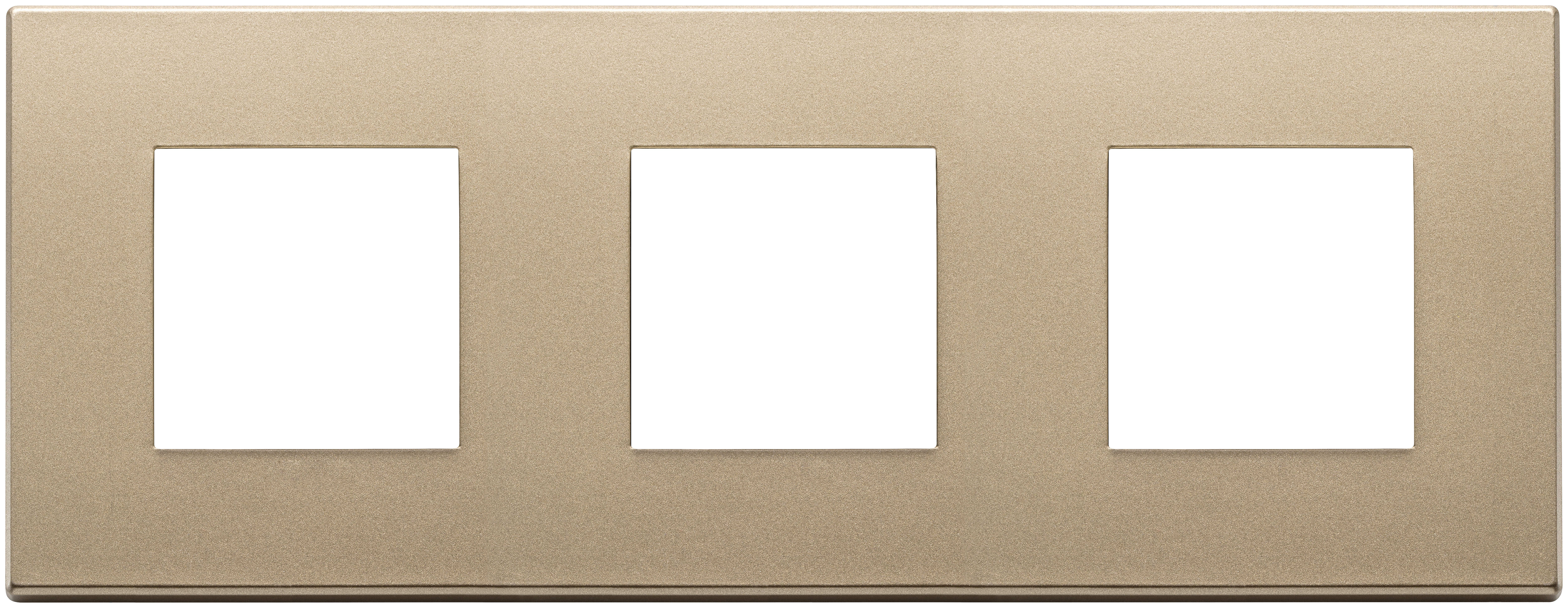 VIMAR SPA - VIW22644.88 PLACCA 6M (2+2+2) INT71 ORO SATINATO