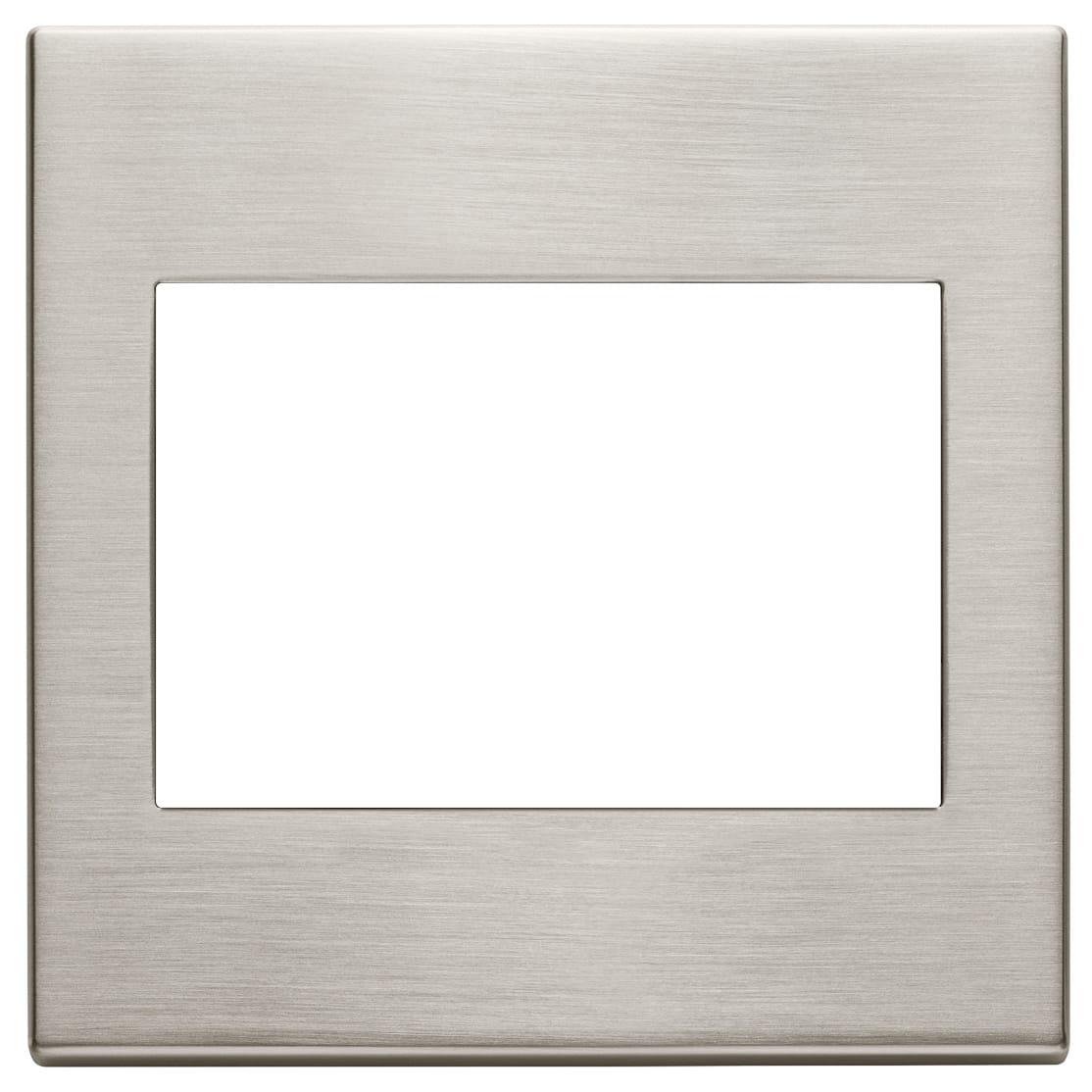 VIMAR SPA - VIW22648.11 PLACCA 3M BS NICHEL SPAZZOLATO