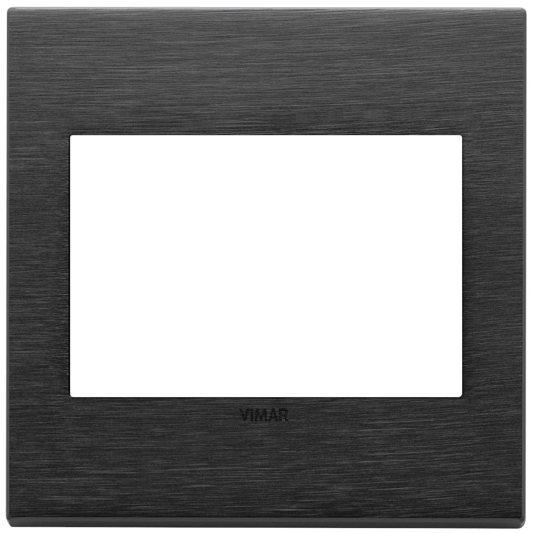 VIMAR SPA - VIW22648.13 PLACCA 3M BS NERO SPAZZOLATO
