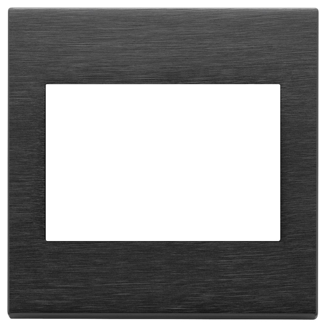 VIMAR SPA - VIW22648.13 Placca 3M BS nero spazzolato