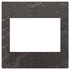 VIMAR SPA - VIW22648.53 Placca 3M BS nero Marquina