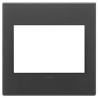 VIMAR SPA - VIW22648.73 Placca 3M BS nero satinato