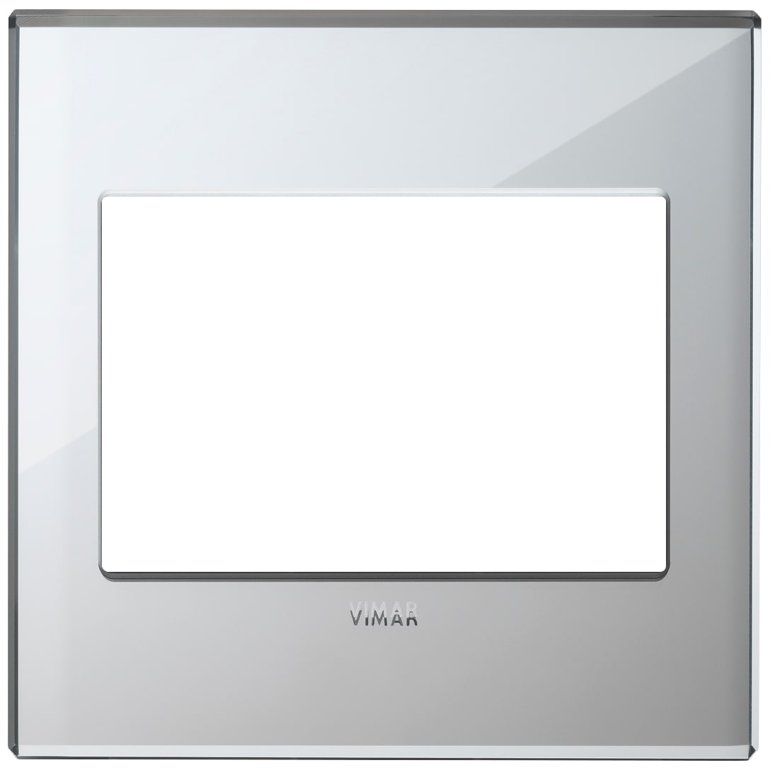 VIMAR SPA - VIW22648.75 Placca 3M BS argento ghiaccio
