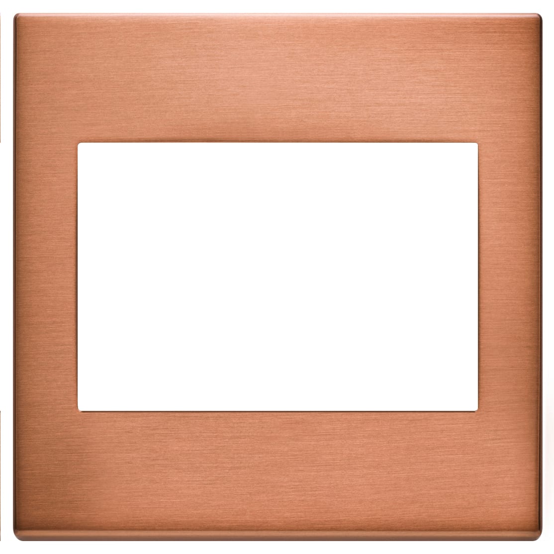 VIMAR SPA - VIW22648.86 PLACCA 3M BS RAME SPAZZOLATO