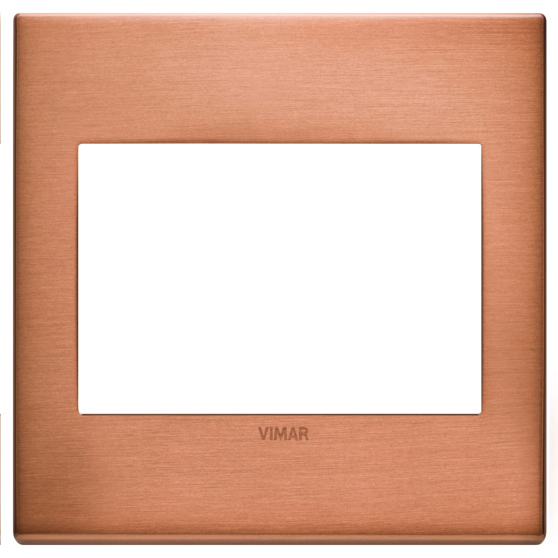 VIMAR SPA - VIW22648.86 PLACCA 3M BS RAME SPAZZOLATO