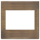 VIMAR SPA - VIW22648.87 PLACCA 3M BS BRONZO ANTICO SPAZZOLATO