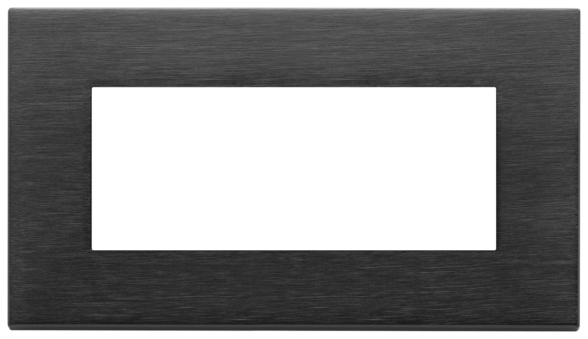 VIMAR SPA - VIW22649.13 PLACCA 5M BS NERO SPAZZOLATO