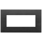 VIMAR SPA - VIW22649.13 PLACCA 5M BS NERO SPAZZOLATO