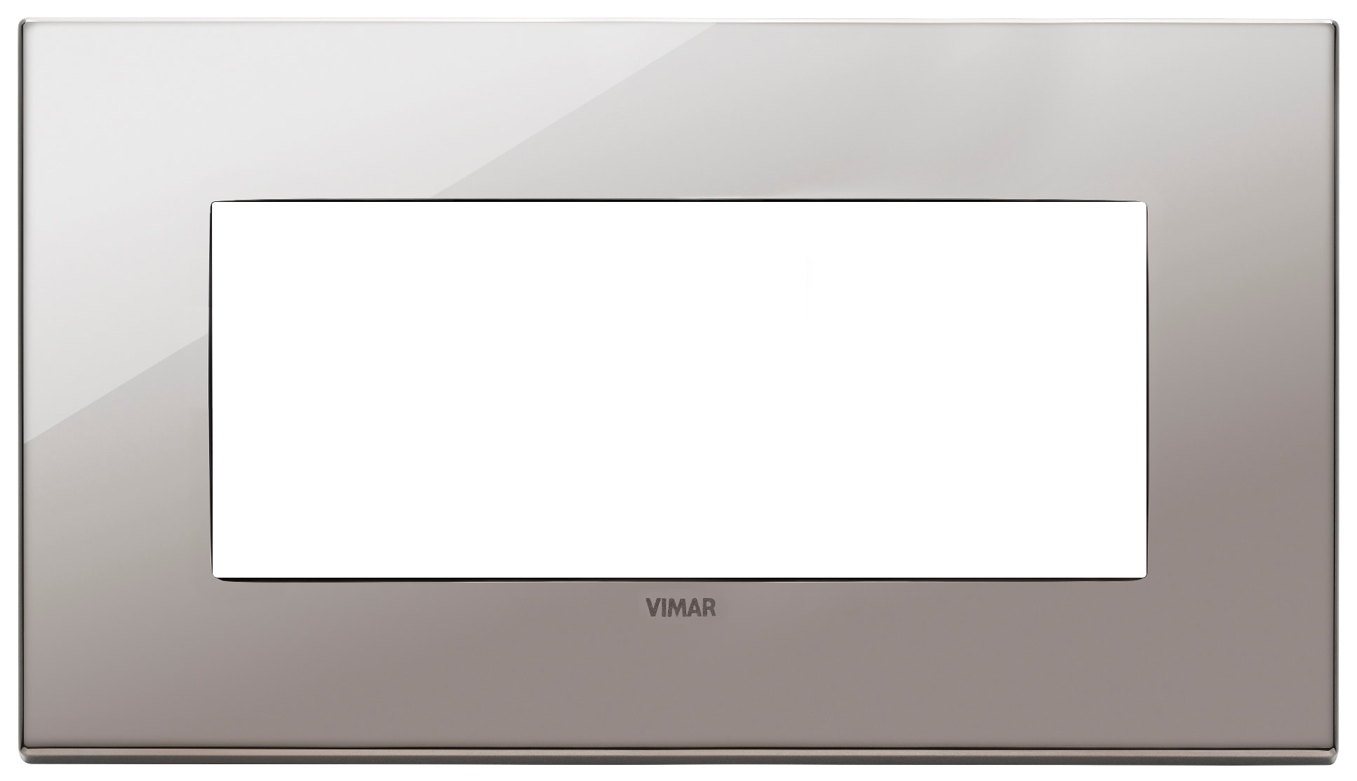 VIMAR SPA - VIW22649.83 Placca 5M BS cromo nero