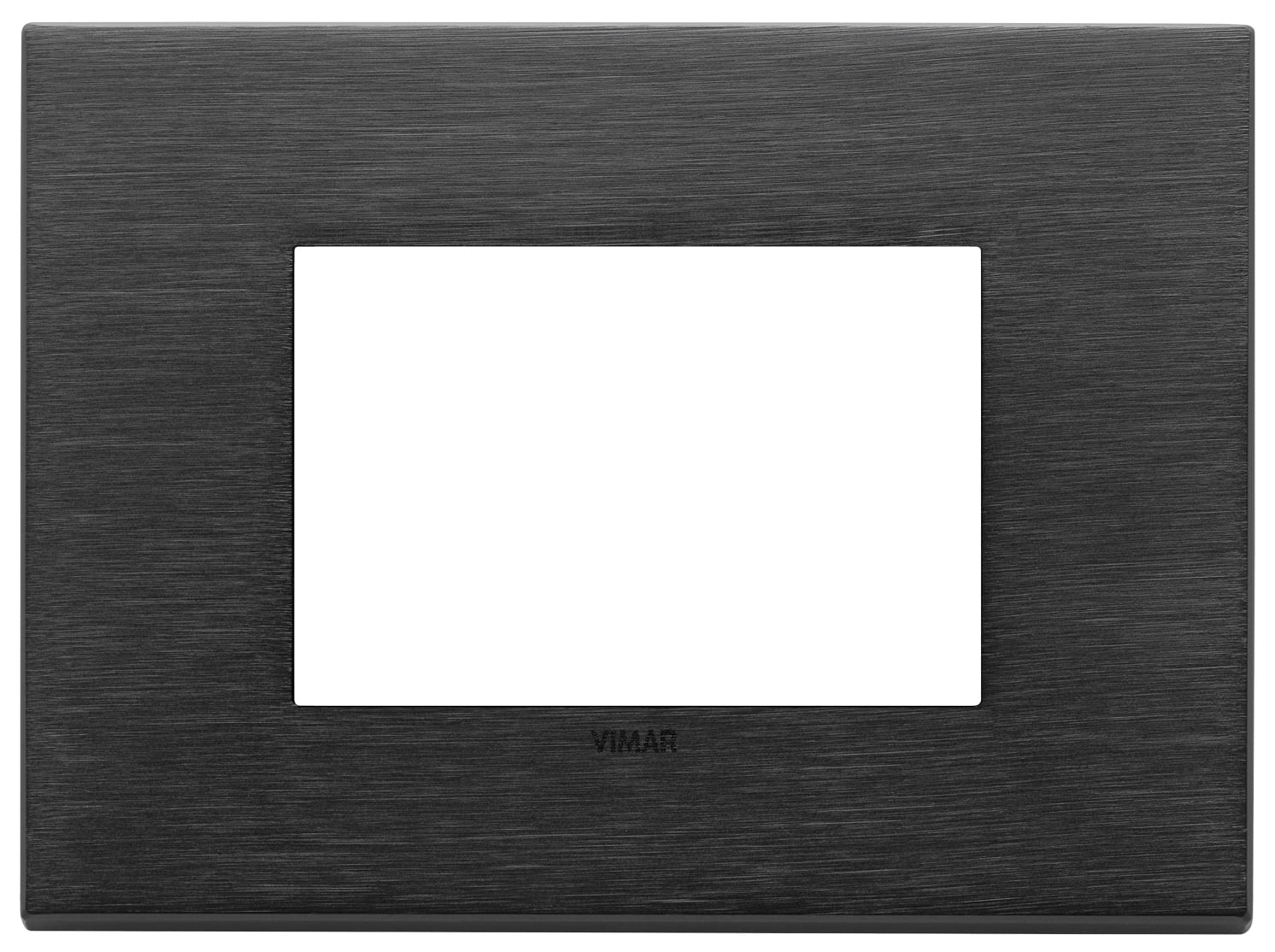 VIMAR SPA - VIW22653.13 PLACCA 3M NERO SPAZZOLATO