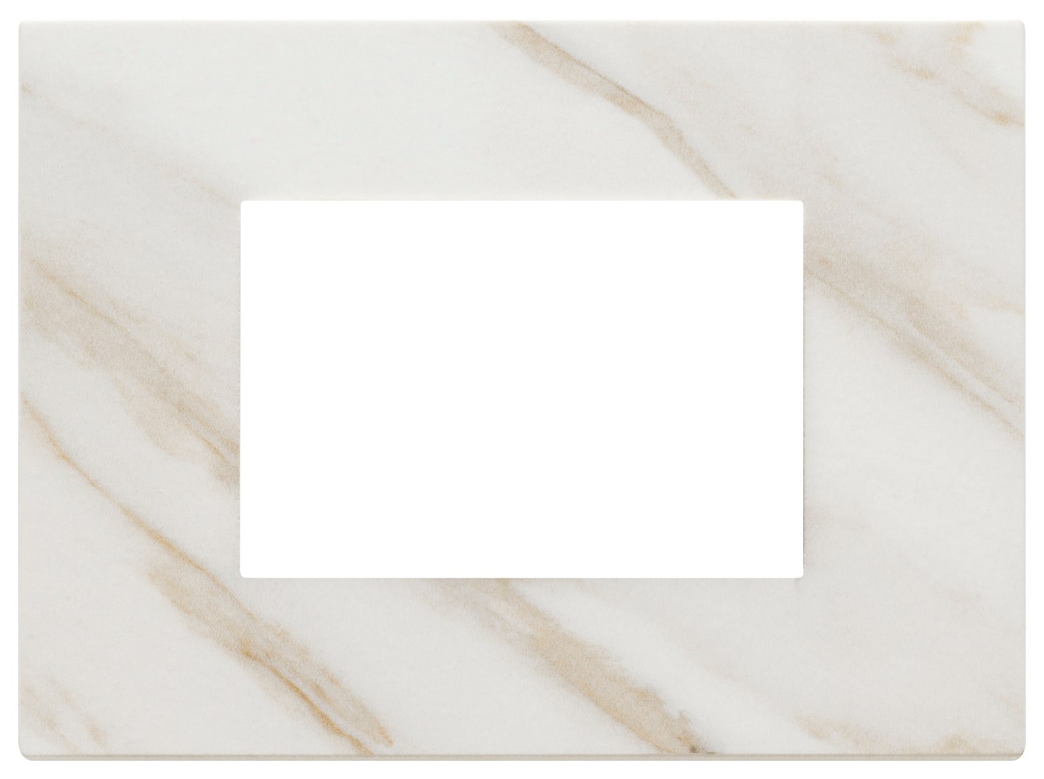 VIMAR SPA - VIW22653.51 Placca 3M bianco Calacatta