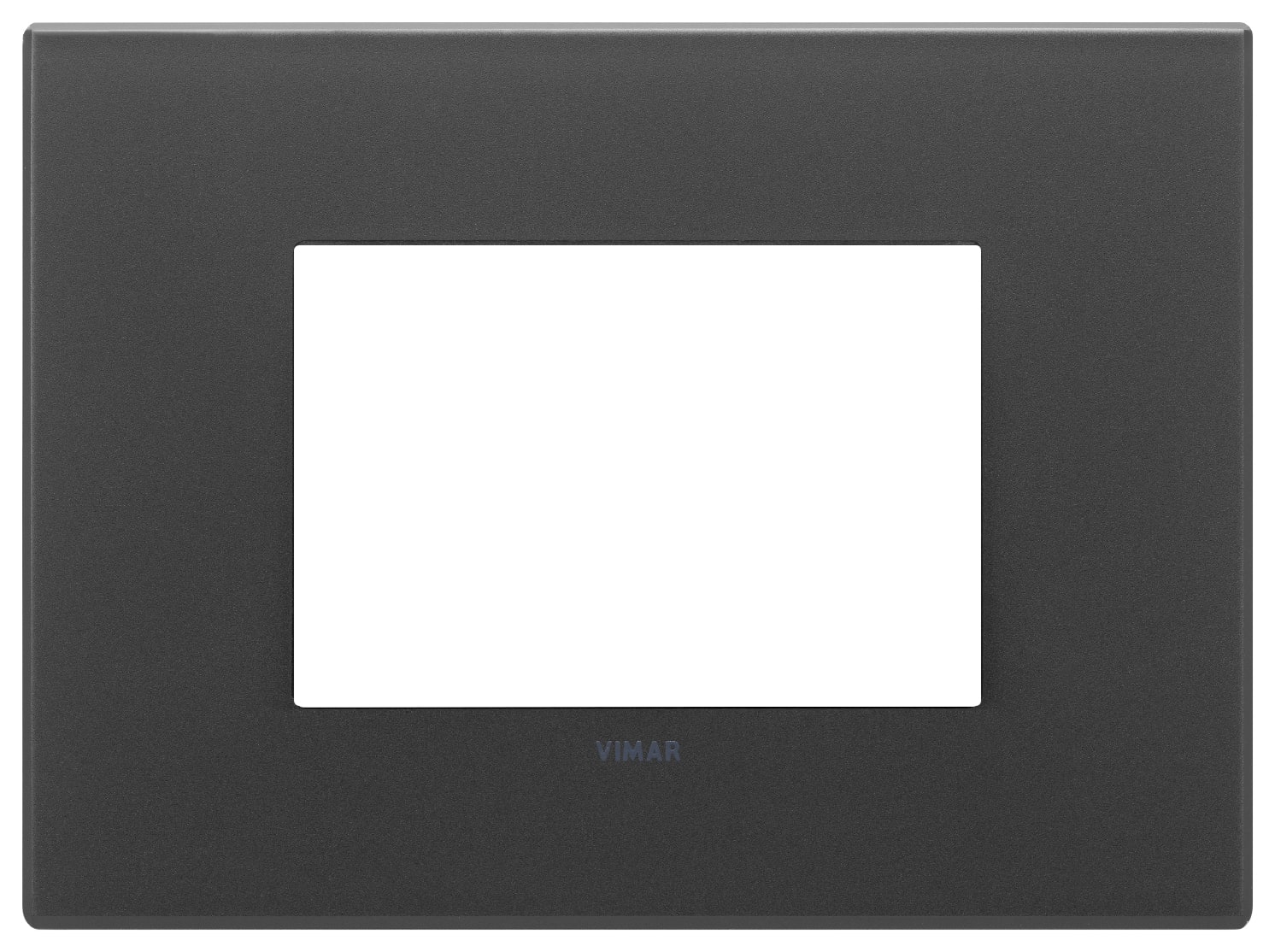 VIMAR SPA - VIW22653.73 Placca 3M nero satinato