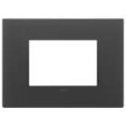 VIMAR SPA - VIW22653.73 Placca 3M nero satinato