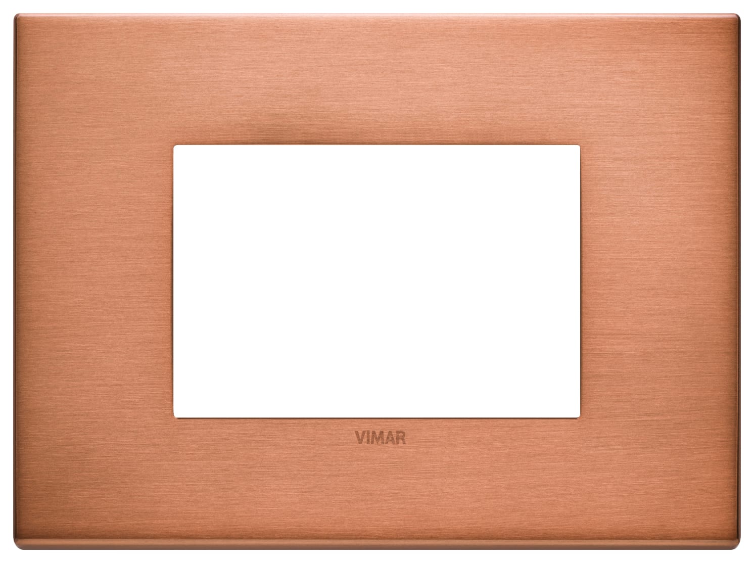 VIMAR SPA - VIW22653.86 PLACCA 3M RAME SPAZZOLATO
