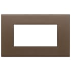 VIMAR SPA - VIW22654.12 PLACCA 4M BRONZO SCURO SPAZZOLATO