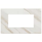 VIMAR SPA - VIW22654.51 PLACCA 4M BIANCO CALACATTA