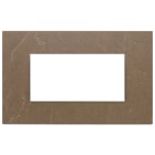 VIMAR SPA - VIW22654.52 PLACCA 4M COFFEE BROWN