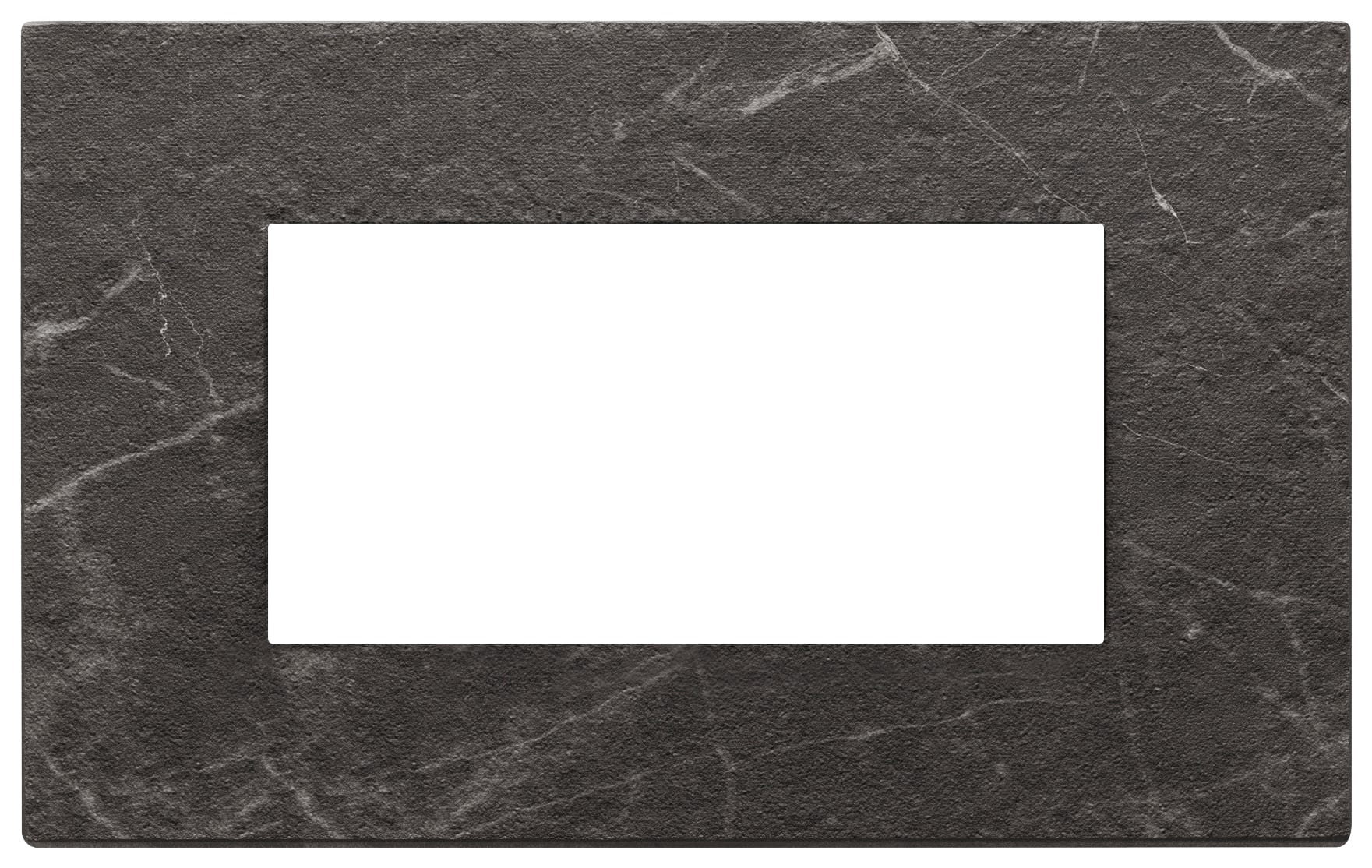 VIMAR SPA - VIW22654.53 PLACCA 4M NERO MARQUINA