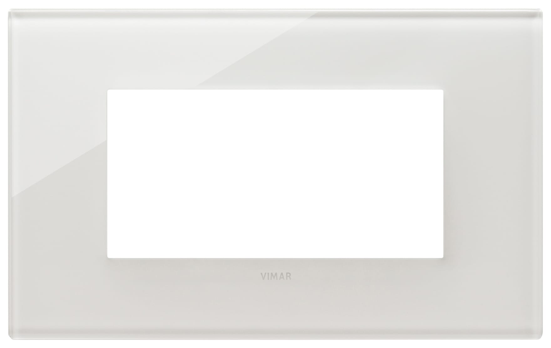 VIMAR SPA - VIW22654.71 Placca 4M bianco latte