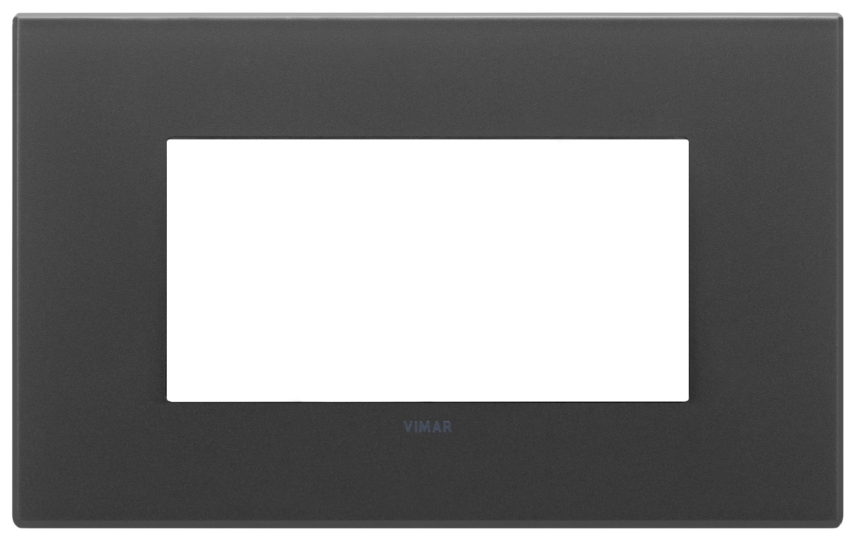 VIMAR SPA - VIW22654.73 Placca 4M nero satinato