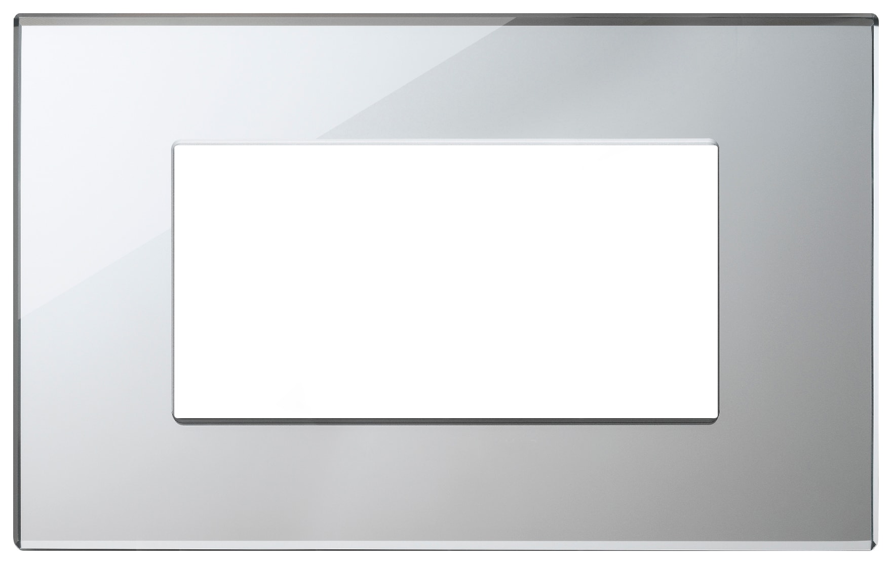 VIMAR SPA - VIW22654.75 PLACCA 4M ARGENTO GHIACCIO