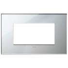 VIMAR SPA - VIW22654.75 Placca 4M argento ghiaccio