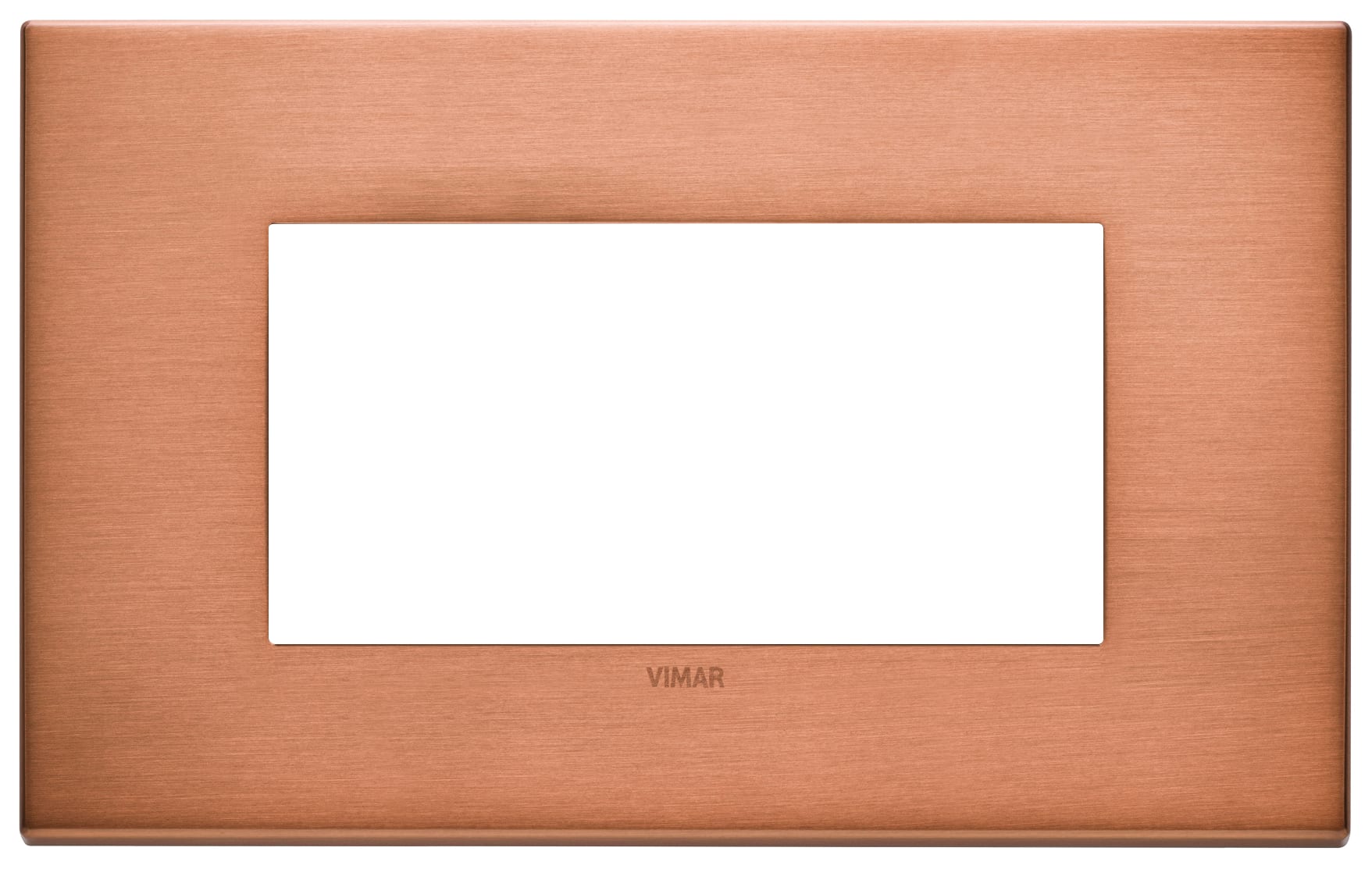 VIMAR SPA - VIW22654.86 Placca 4M rame spazzolato