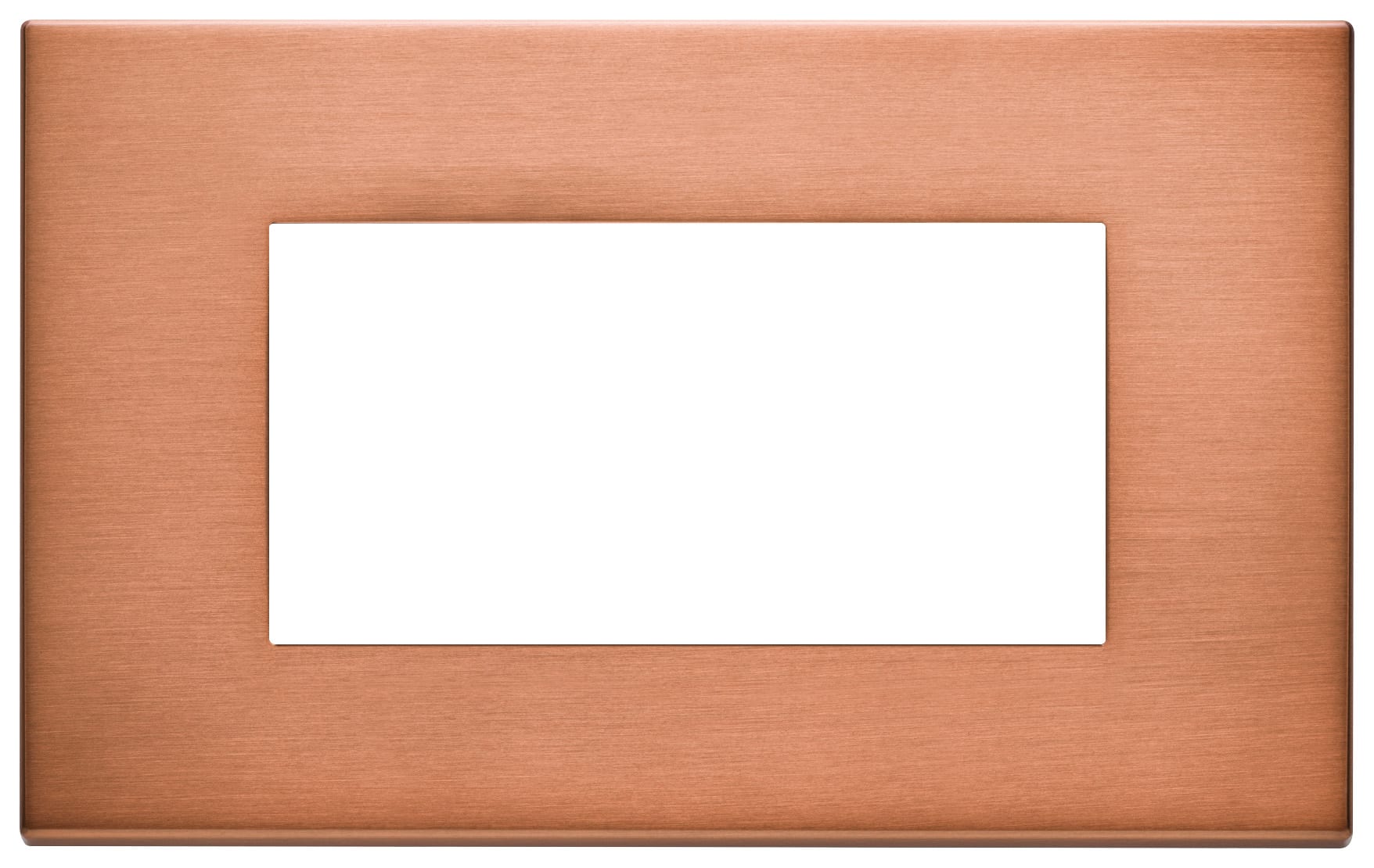 VIMAR SPA - VIW22654.86 PLACCA 4M RAME SPAZZOLATO