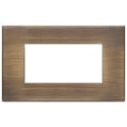 VIMAR SPA - VIW22654.87 PLACCA 4M BRONZO ANTICO SPAZZOLATO