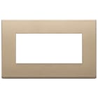 VIMAR SPA - VIW22654.88 Placca 4M oro satinato