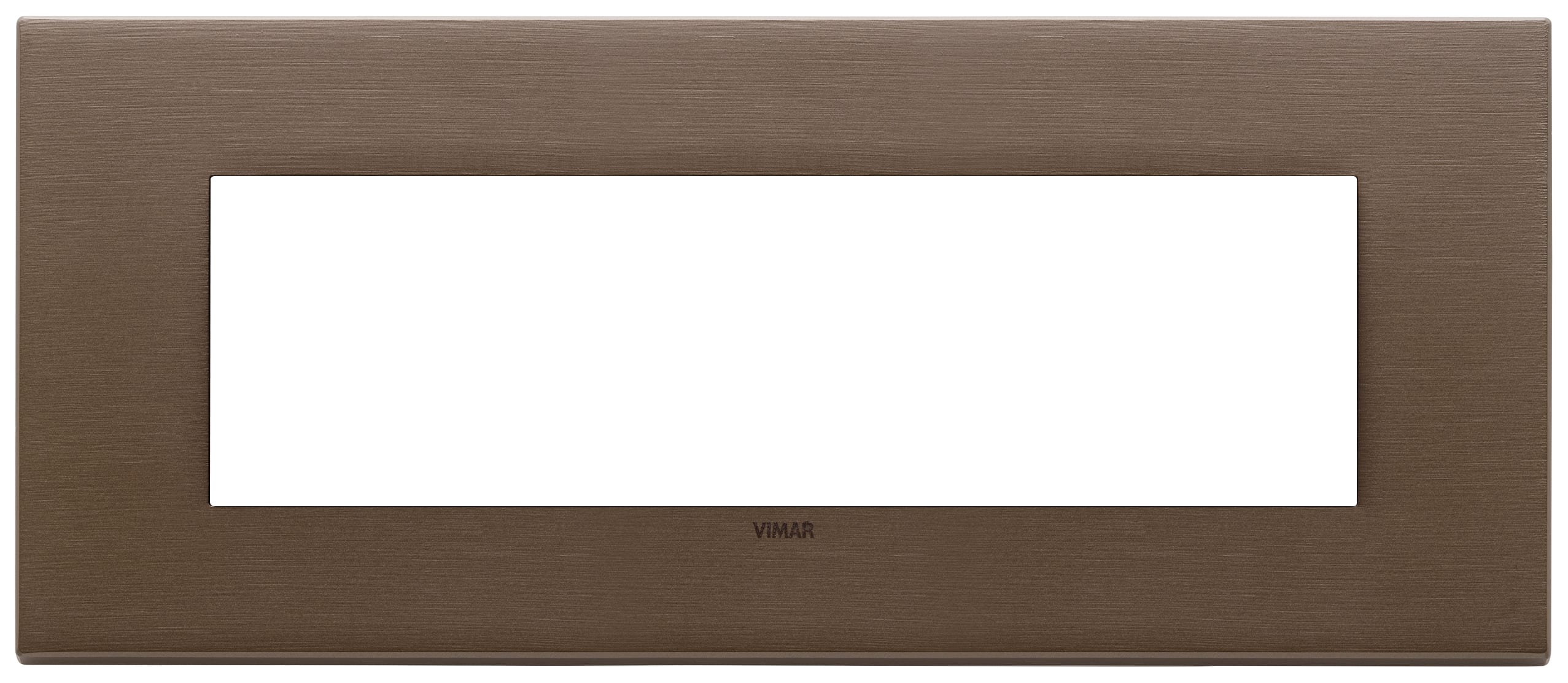 VIMAR SPA - VIW22657.12 Placca 7M bronzo scuro spazzolato