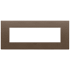 VIMAR SPA - VIW22657.12 Placca 7M bronzo scuro spazzolato
