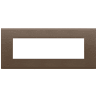 VIMAR SPA - VIW22657.12 Placca 7M bronzo scuro spazzolato