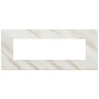 VIMAR SPA - VIW22657.51 Placca 7M bianco Calacatta