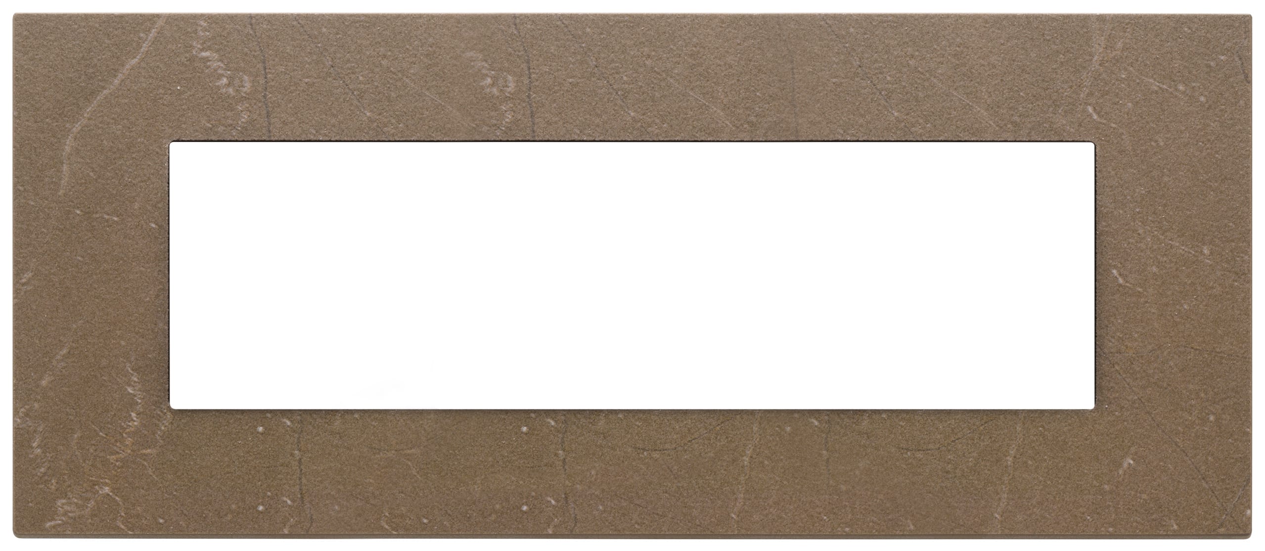 VIMAR SPA - VIW22657.52 Placca 7M coffee brown