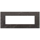 VIMAR SPA - VIW22657.53 Placca 7M nero Marquina