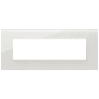 VIMAR SPA - VIW22657.71 Placca 7M bianco latte