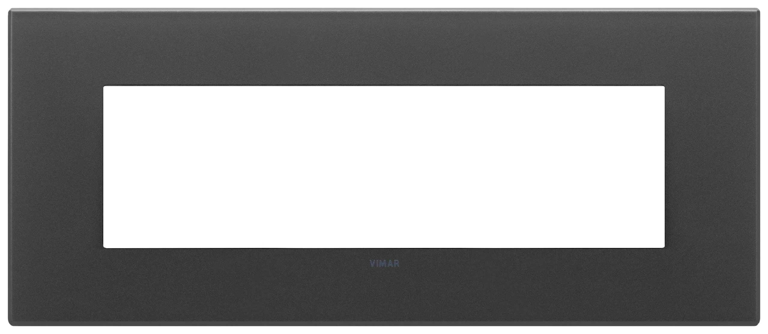 VIMAR SPA - VIW22657.73 Placca 7M nero satinato