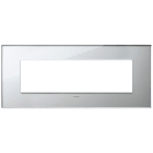 VIMAR SPA - VIW22657.75 Placca 7M argento ghiaccio