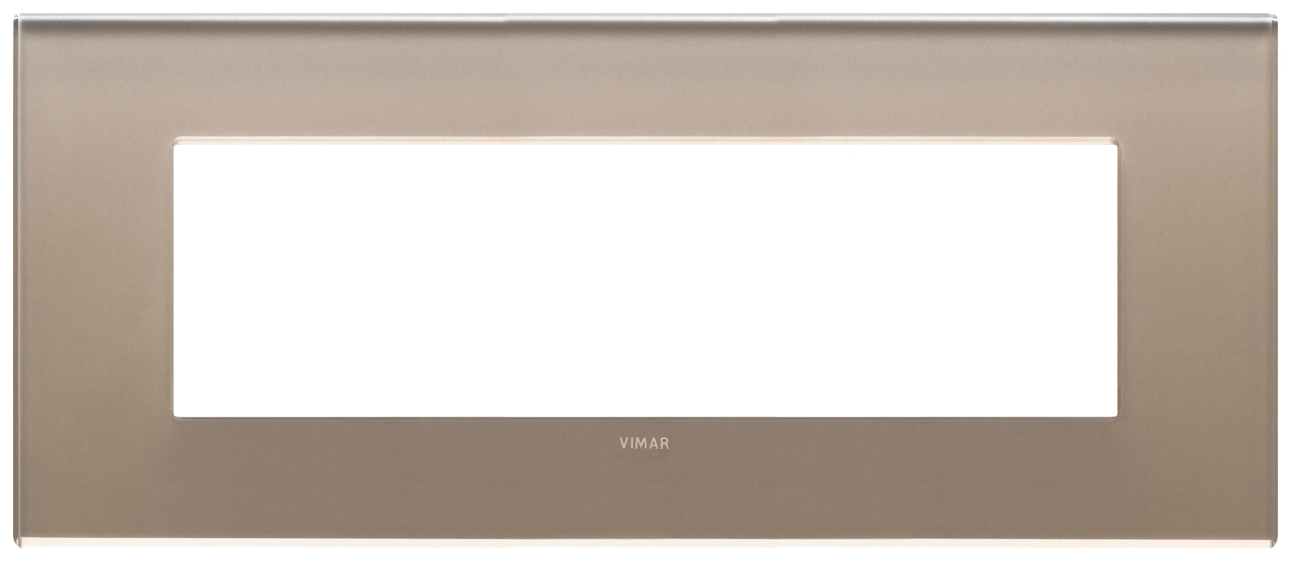 VIMAR SPA - VIW22657.77 Placca 7M opale bruno
