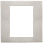 VIMAR SPA - VIW22668.11 Placca 8M nichel spazzolato