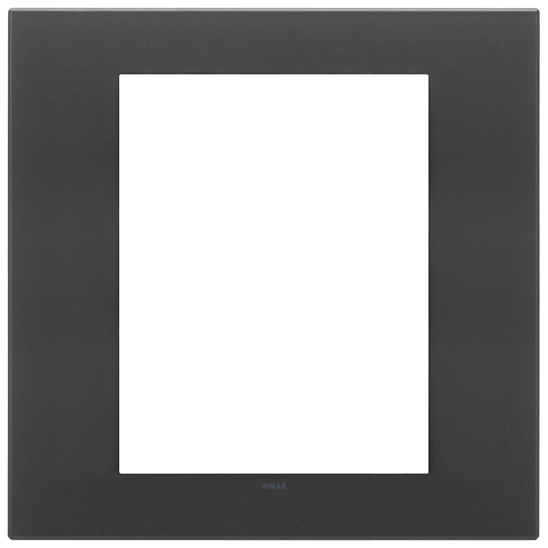 VIMAR SPA - VIW22668.73 Placca 8M nero satinato